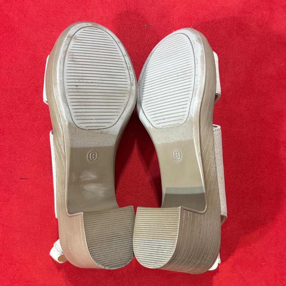 Bzees Stretch Open-Toe Slingback Sandals - Picture 7 of 8